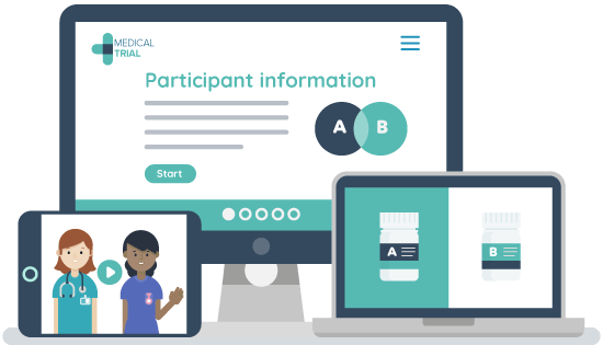 morph images for informed consent in clinical trials